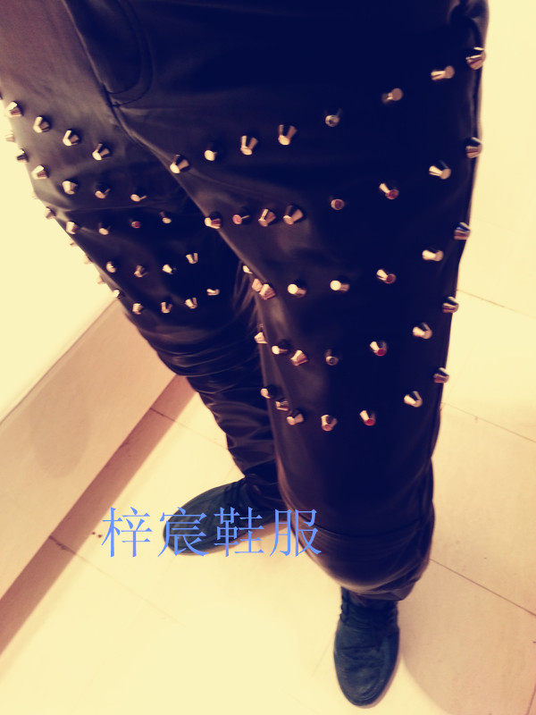 Pantalon cuir homme - Ref 1489440 Image 5