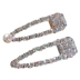 Netb kim cương đỏ mỏ vịt clip ngọc trai kẹp tóc nữ Hàn Quốc kẹp tóc clip clip clip clip clip cô gái - Phụ kiện tóc