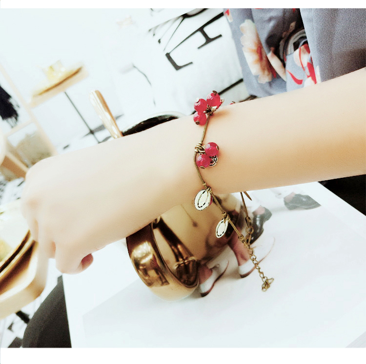 Vòng tay nữ phiên bản Hàn Quốc của retro ngọt ngào đơn giản dành cho nữ sinh viên Sen Sở hữu cá tính tay đen dây trang sức hoang dã vòng tay phong thủy neja