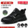 Men's labor protection shoes, anti-smash and anti-puncture steel toe, winter velvet, lightweight, soft sole, old protection belt, steel plate construction site work