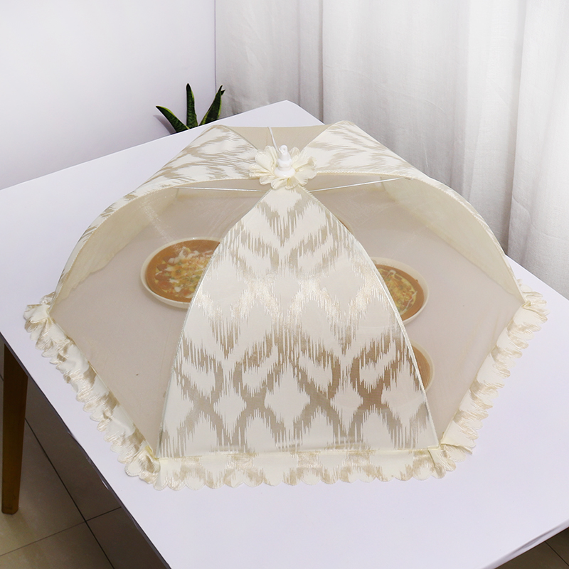 Cover of the cover Hood Eurostyle Meals Hood Dust-Proof Fly mesh Veil Leftover cover Fold Covered Vegetable Hood Food Cover