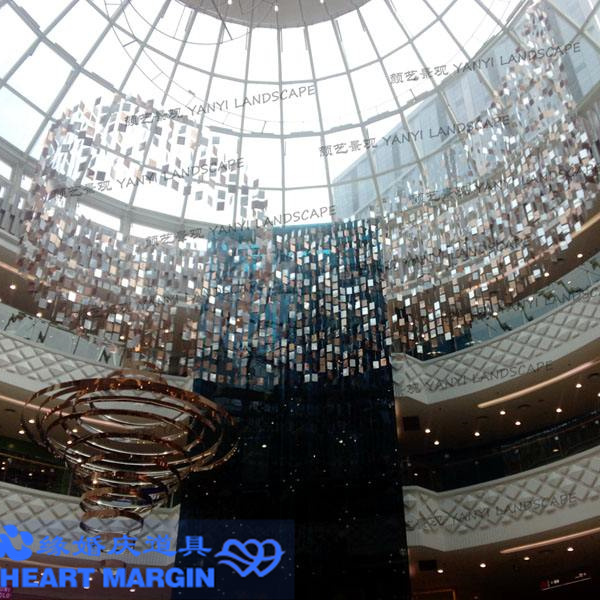 Square Beads String Hanging Ceiling Decoration Creative Wedding Beads String Hanging Ceiling Decoration
