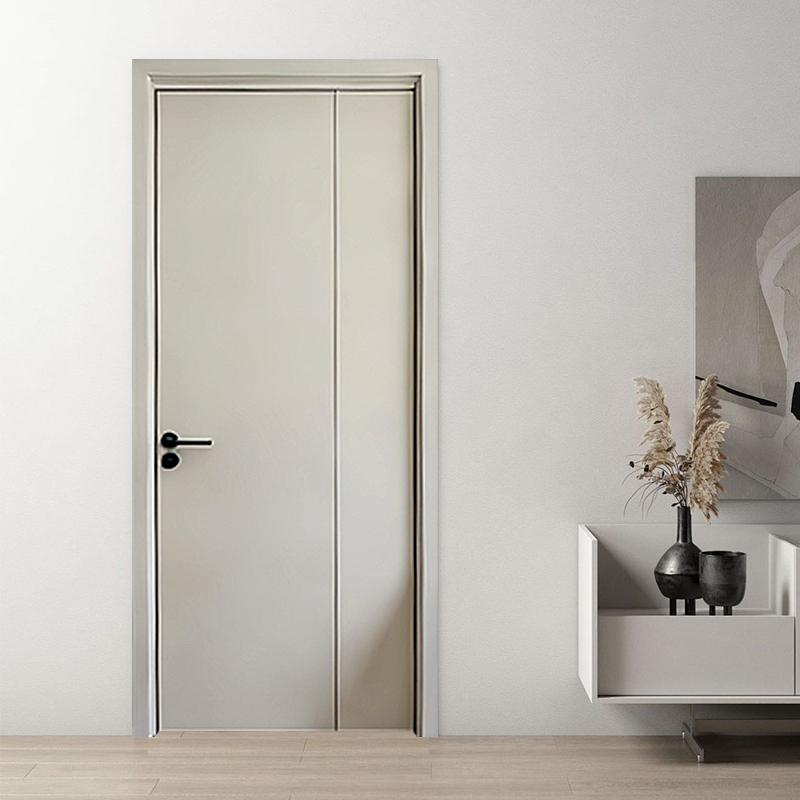 63% off Panel Single Door Bedroom Door Bathroom Door Kitchen Door Solid Wood Composite Paint-Free Trackless 37 Flat Folding Door