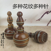 Xinjiang ethnic handicrafts Naan poke Naan needle tool Handmade solid wood bag exhaust stainless steel needle