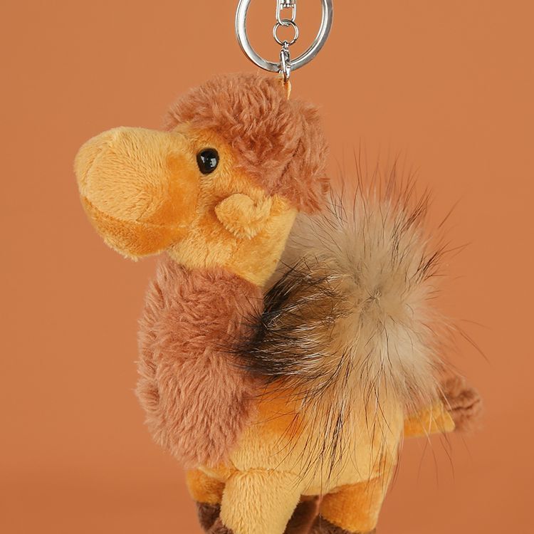 Xinjiang Travel Souvenir Desert Camel Plush Keychain Bag Gift Keychain Gift Cute Pendant