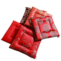 Wedding tea kowtow to worship pad kneeling pad home Chinese style red Bride wedding supplies wedding chapel sitting change