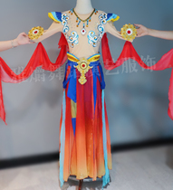 Encouraging performance costumes womens Chinese style drumming clothing waist drum clothing water drum atmospheric opening dance dance clothing custom rental