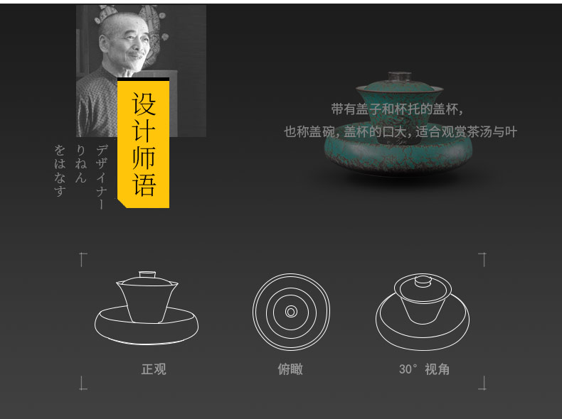 British large three tureen kung fu tea tureen heat - resistant pot bearing cups do mercifully tea adopt ceramic packages
