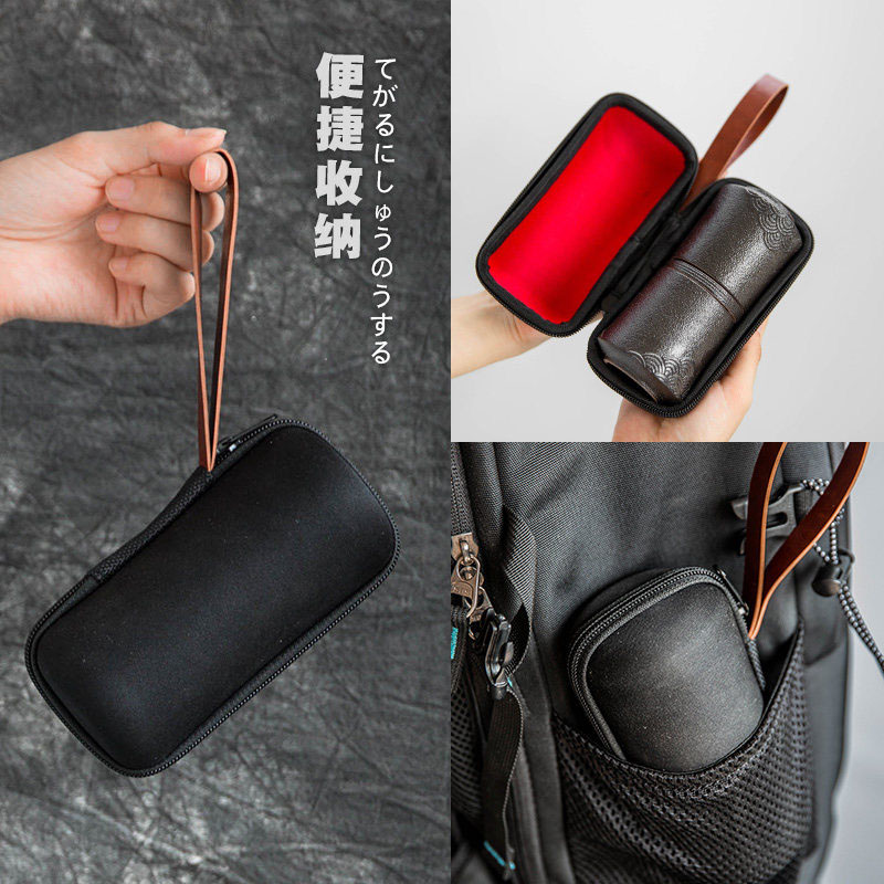British spray kung fu tea cup suit portable travel ceramic filter tea cup of thick now pot two cup