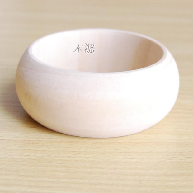 Đặc biệt cung cấp vòng đeo tay gỗ dày len phôi vòng tay gỗ rộng 3,2 bản ghi vòng đeo tay gỗ tự làm sơn vật liệu sơn vòng gỗ