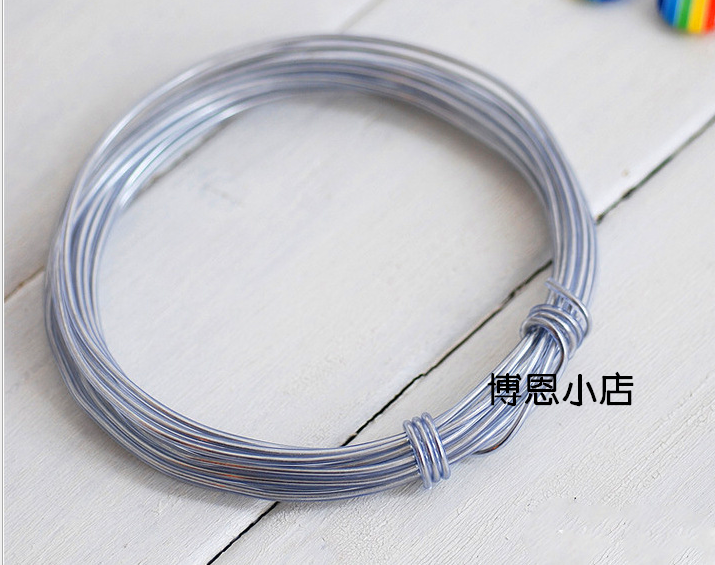 Born shop handmade DIY woolen weaving doll support line shaping line plastic-coated aluminum wire