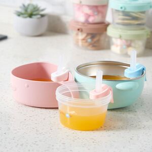 【喝粥神器】宝宝通用卡扣乳胶吸管