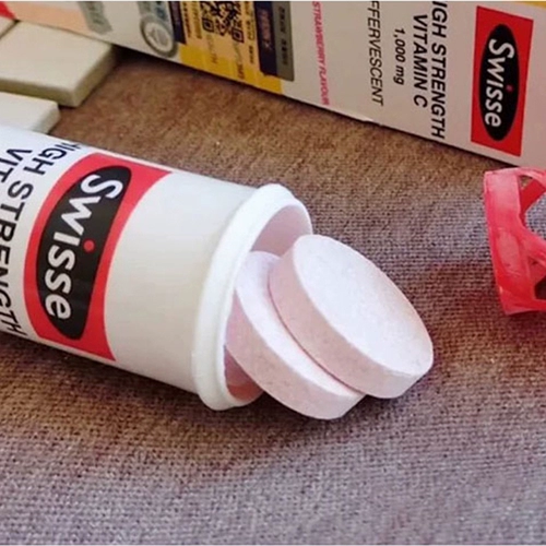 Витаминизированные детские концентрированные шипучие таблетки, витамин C