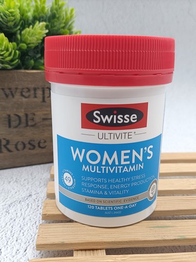 澳洲Swisse女性专用活力复合女士舒缓压力保健综合维生素120/60粒