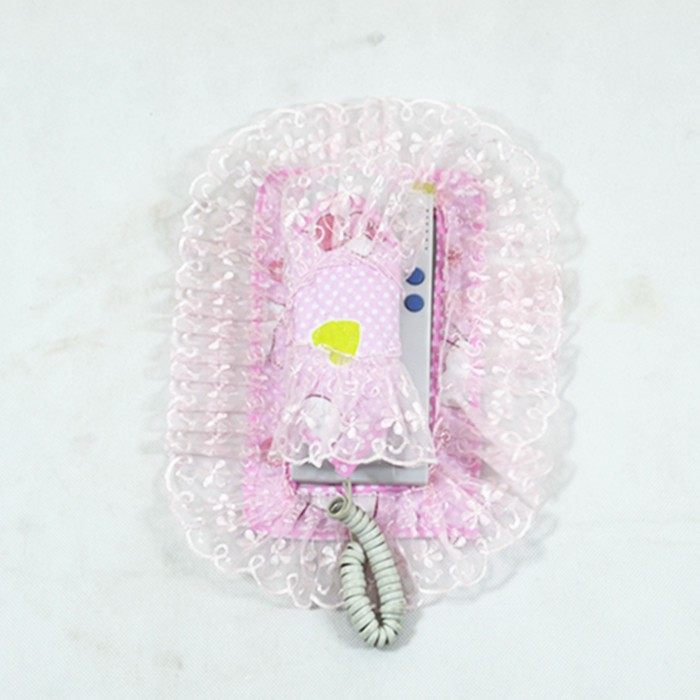Korean lace fabric telephone cover telephone cover telephone dust cover doorbell cover doorbell cover doorbell cover doorbell sticker custom made