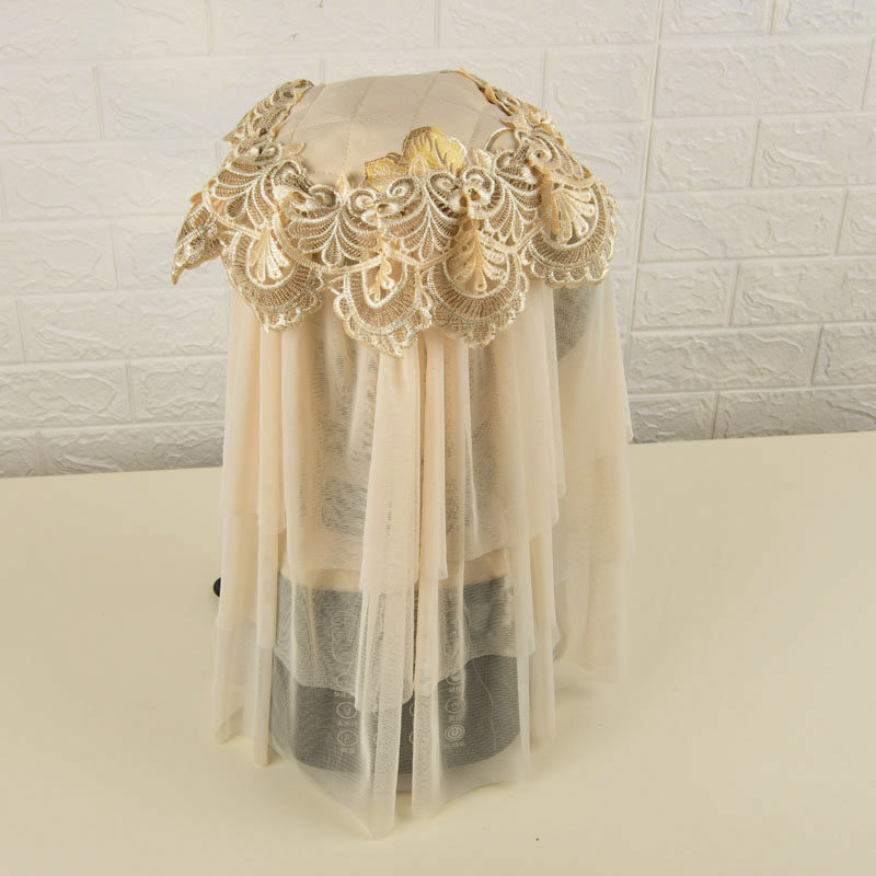 Auxic lace cover towels Soybean Milk Machine Hood hood Hood Cuisine Machine Dust Cover Hot Water Kettle Home Dust Cover