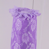 New all-inclusive lace pink cylindrical floor tower fan cover Korean dust cover air conditioner electric fan fabric set customized