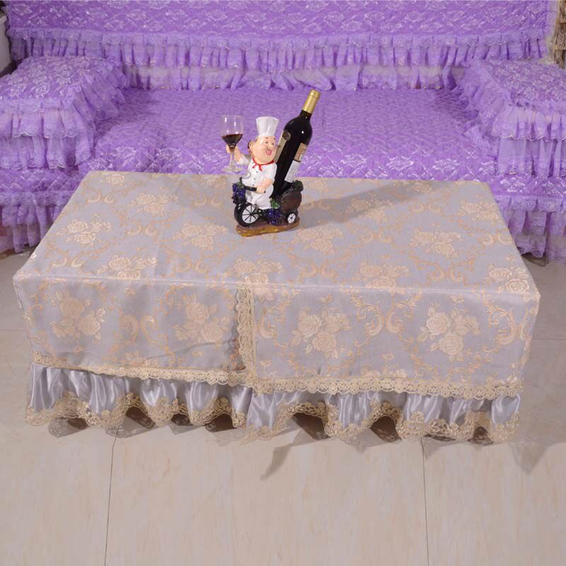 Coffee table cover European cloth art electric heater cover All-inclusive Mahjong machine cover TV cabinet tablecloth cover Electric stove cover Baking fire cover