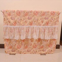 Romantic warm heating cover pastoral flower lace heating dust cover radiator cover heating protection cover