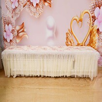 Modern TV cabinet cover cloth fresh fabric lace living room tablecloth tablecloth shoe cabinet dust cover universal cover towel customized