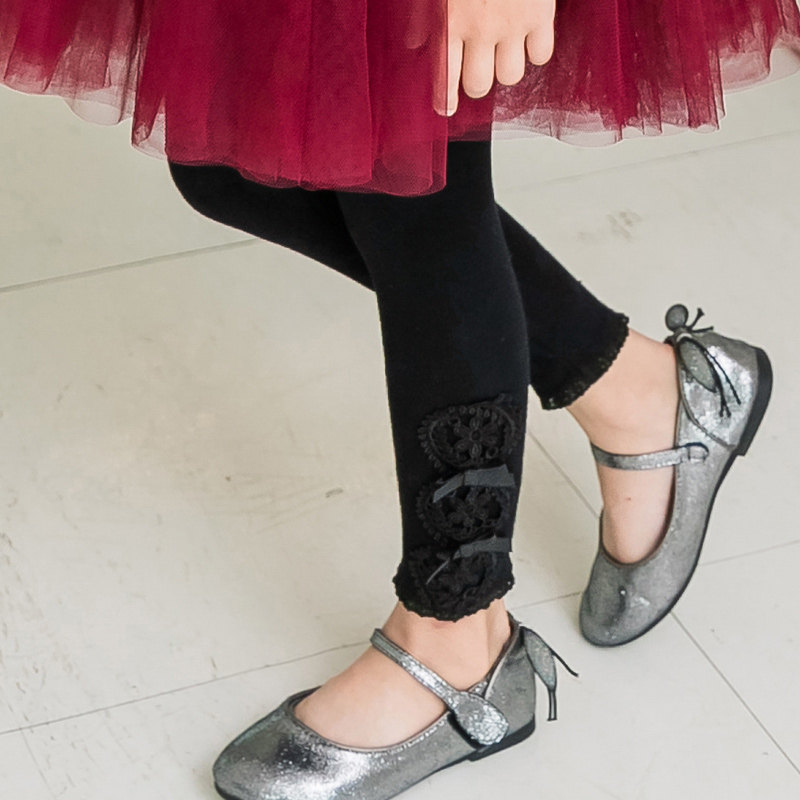 Girls pants autumn baby trousers Yangqiang Han edition 2021 new plus - wool children wear the spring and autumn outside