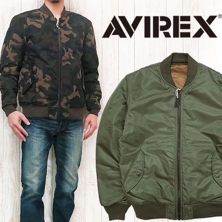 [Clearance] Japanese Purchase Avirex Ma-1 Lightweight Unisex Reversible Slim-Fit Flight Jacket 6142176
