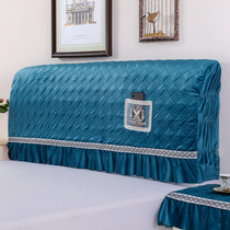 1 8 meters bed head plush cloth art bed hood all-inclusive dust cover plus cotton thicker near the decorative cover 1 5 meters