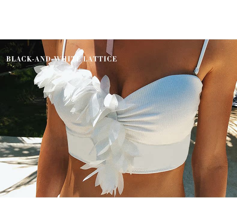 Bộ đồ bơi nữ lộng lẫy bikini gợi cảm khoe ngực nhỏ ba điểm 2018 mới chia tay áo tắm lưới màu đỏ đồ tắm bikini