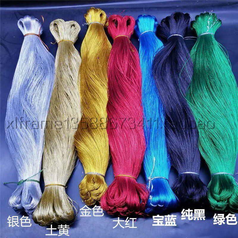 Physical Decoration Painting Gold Wire Silver Wire Flow Sukine Wire Braided Diy Hand Gold Emperors Gold Silk Thread Silk Thread 100 m