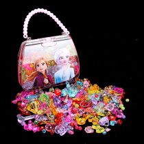 Princess childrens toy educational bead diy handmade beaded jewelry bracelet necklace crystal gem seven color