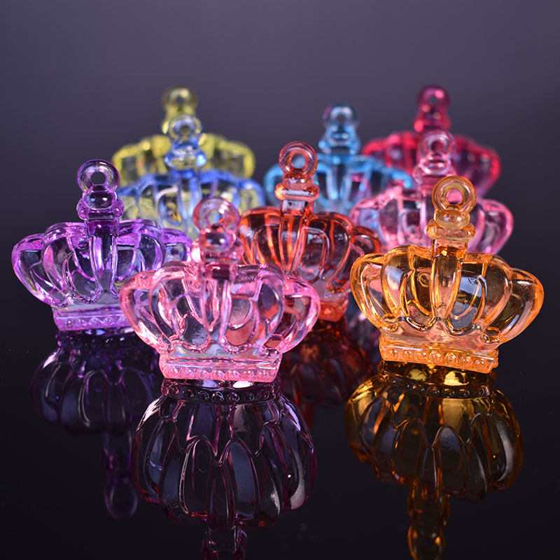 Children's Gem Seven Color Acrylic Imitation Crystal Princess Handmade Tools Beaded Educational Toy Accessories