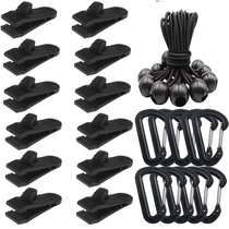 Outdoor windproof tent accessories buckle ground nail plastic clip adjustable spiral canopy clip awning cloth fixing clip