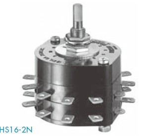 Japan nkk Nikkai company high current rotary switch 12 amps HS16-2 HS16-4 HS16-6