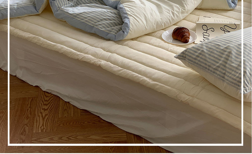 miniheeee Корейское одеяло с терморегуляцией полосатое четырехсезонное двустороннее машинная стирка