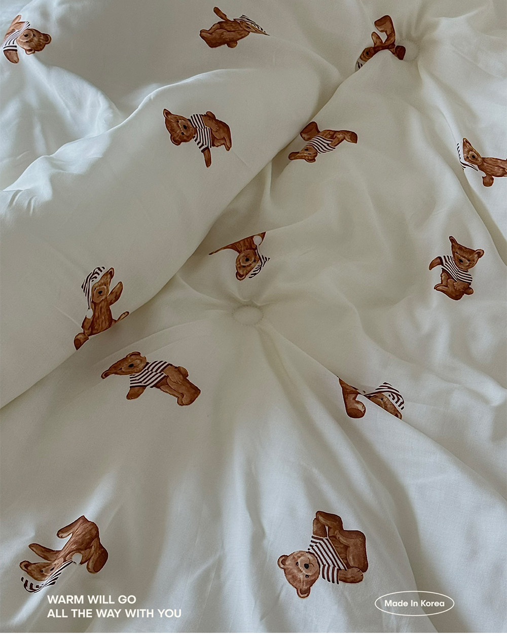 Детское мягкое модальное одеяло с мишкой для кондиционера четыре сезона стеганый комплект