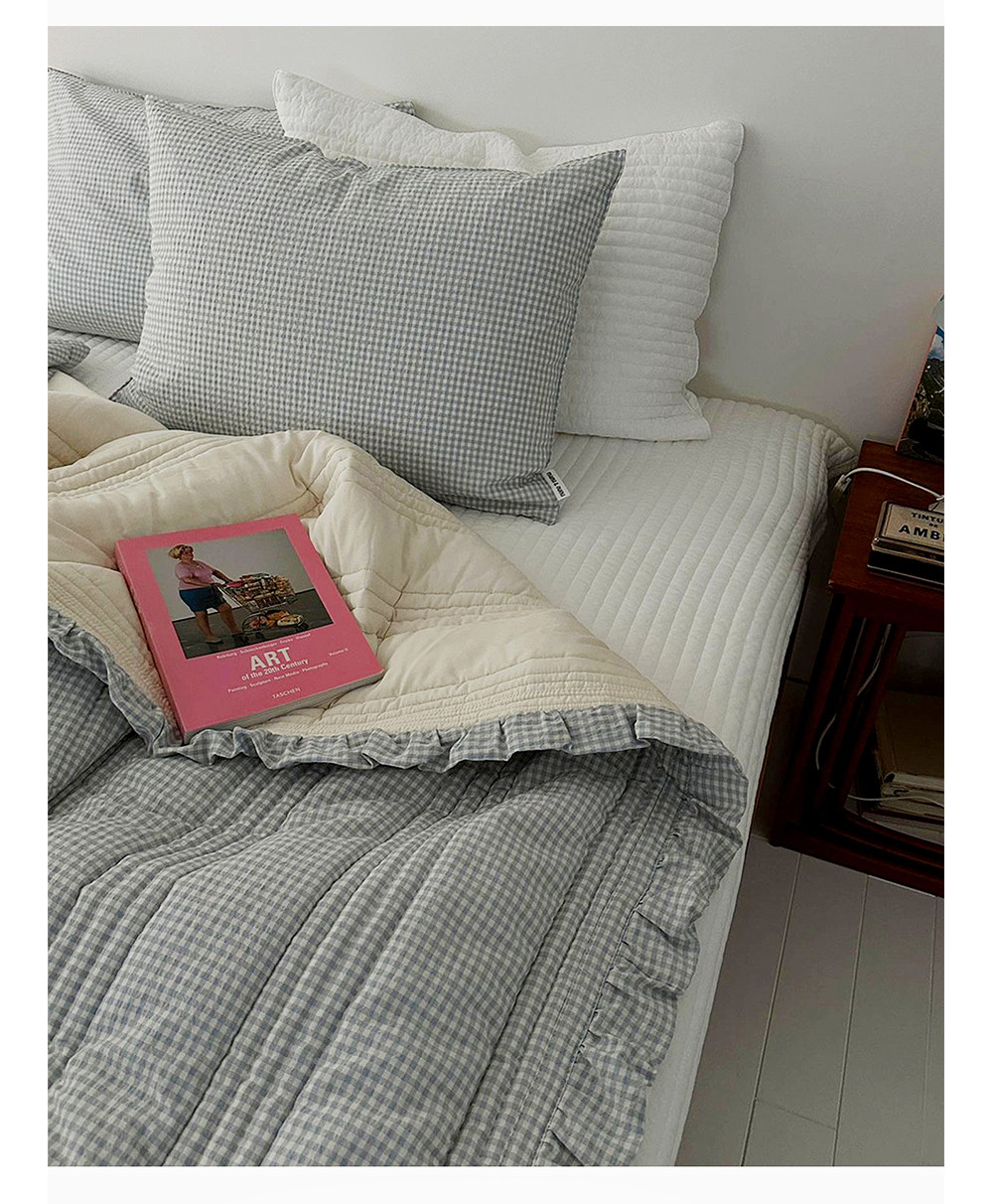 miniheeee корейский оригинал сладкое модальное клетчатое летнее одеяло для кондиционера весна-осень