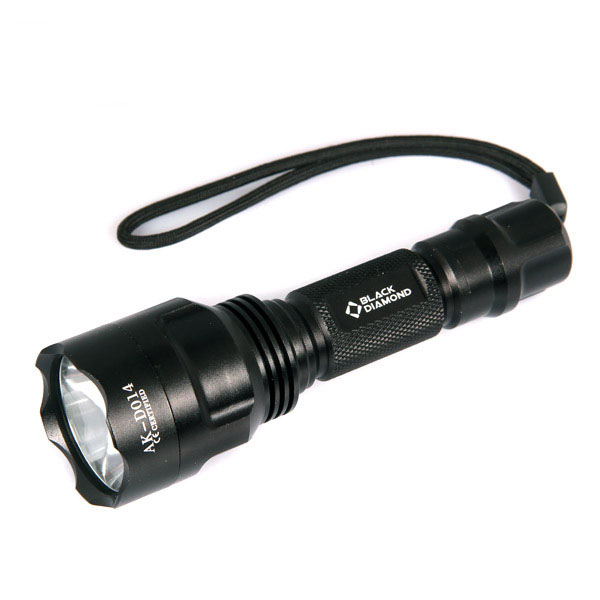 Tundra ground Diamond intense light waterproof flashlight bike riding aluminum alloy D014 suit