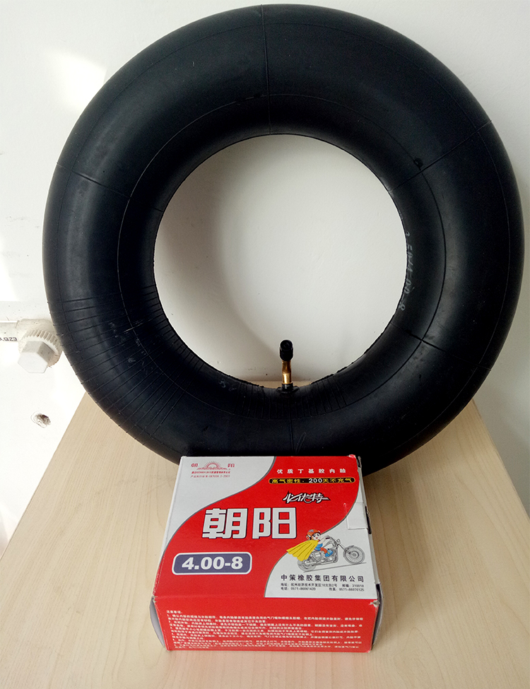 Lốp xe Triều Dương 3.50-8 4,00-8 ống cong bên trong ống phổ quát 400-8 350-8 chính hãng - Lốp xe máy lốp xe máy exciter 150 giá bao nhiêu