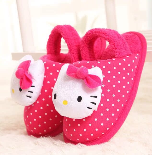 Chaussons enfants en suède HELLOKITTY - Ref 1015552 Image 7