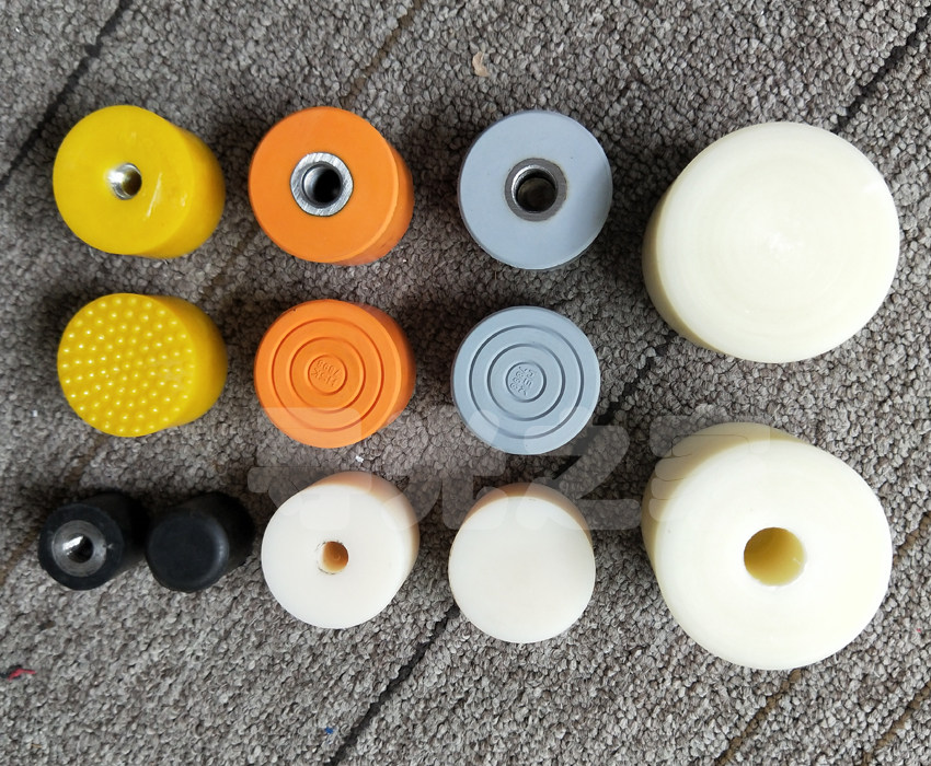 M16M12M10M8 leather head cylinder rubber indenter press head M10 * 40 M16 * 60 M8 * 40 25