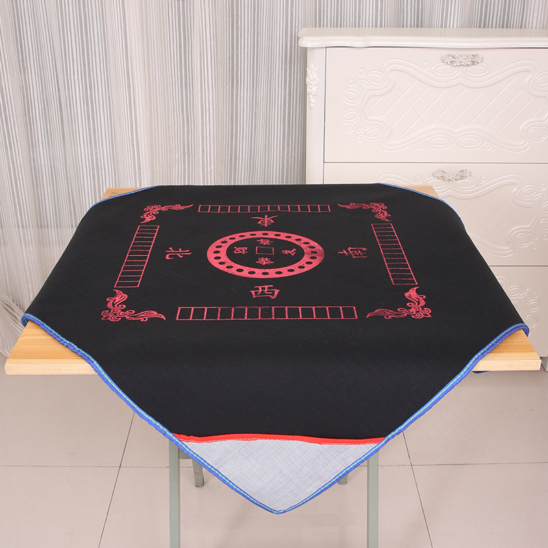 Lớn hộ gia đình cao cấp vải Mahjong pad Mahjong chăn Mahjong Còng tay Mahjong vải Mute với túi vải Trượt cờ - Các lớp học Mạt chược / Cờ vua / giáo dục cờ vua gỗ cao cấp