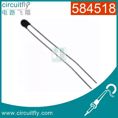 584518 NTC thermistor MF52-103J 10kOmega 5% negative temperature small blackhead