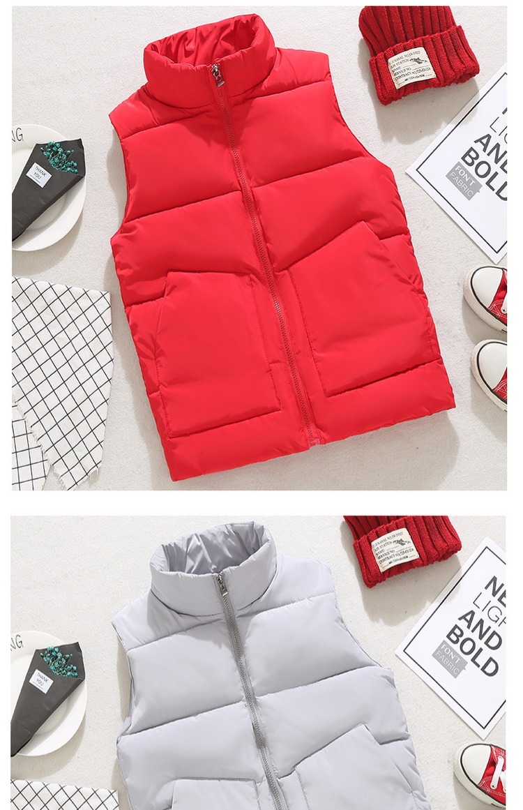 Mùa thu và mùa đông xuống áo vest cotton Phiên bản Hàn Quốc của những chiếc áo vest nam ấm áp vest vest ngang vai mạng xã hội đỏ với cùng một đoạn cotton áo khoác blazer nam hàn quốc