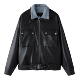 Комплект, полиуретановая демисезонная трендовая универсальная куртка