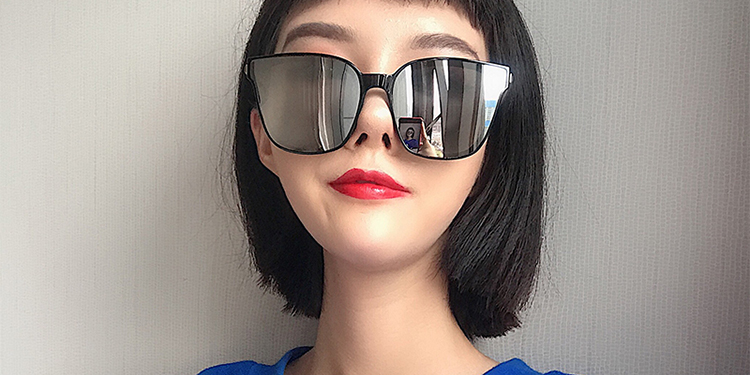 2018 mới retro kính đen vuông nam cá tính thủy triều siêu lửa kính râm lưới đỏ đường phố nữ kính cận thời trang
