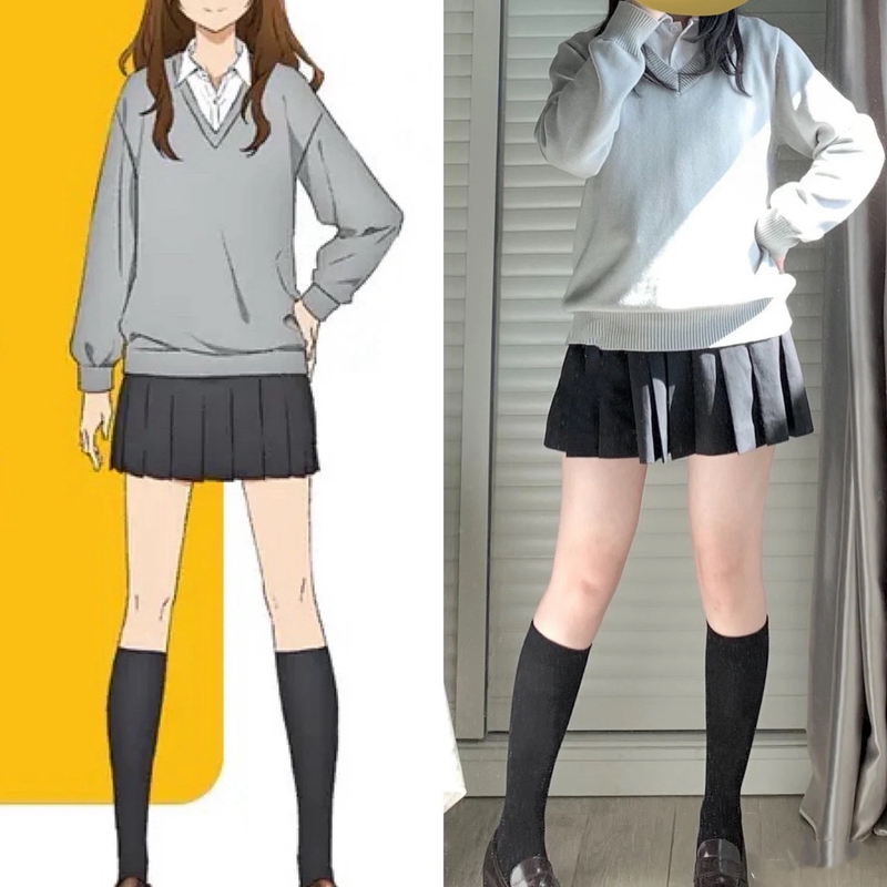 Japanese School Style Jk/Dk Uniform Unisex Student Class Uniform College Style Knit Sweater V-Neck Pullover Pure Cotton Sweater
