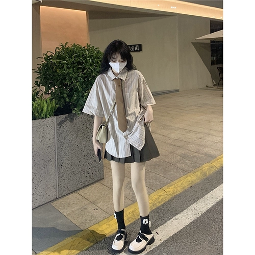 Дисней, студенческая юбка в складку, рубашка, платье, комплект, коллекция 2023