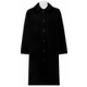 Black woolen coat for women 2020 popular Hepburn style
