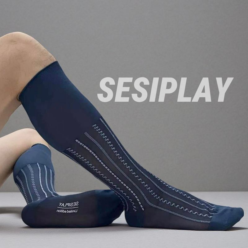 【Sesiplay：Limited Edition Collection·Treading the Waves】Men's Elegant Stockings