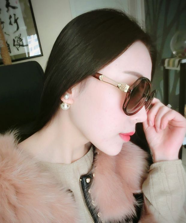 Phiên bản Hàn Quốc của kính râm phân cực mới dành cho nữ mặt dài 2018 kính râm kính thanh lịch hộp lớn lái kính râm nữ mắt kính nam